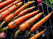 Морква на грилі – чудовий гарнір до м’яса