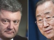 Порошенко призвал генсека ООН больше давить на Россию ради Савченко