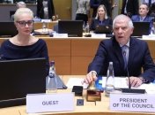 Юлия Навальная на заседании Совета Европейского союза