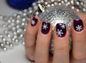 Маникюр 2020: потрясающие варианты зимнего дизайна ногтей (Фото)