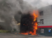 Пожар на заводе