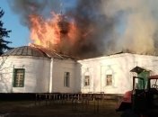 На Чернігівщині горів храм Домницького Різдва Богородиці