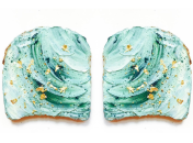 Разноцветная еда: рецепт тостов русалочки