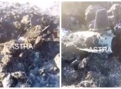 Между станицами найден дымящийся снаряд