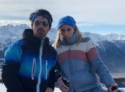 Звезда сериала "Игра престолов" отдыхает на горнолыжном курорте в Швейцарии