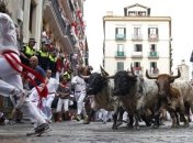 В Испании состоялся забег быков 