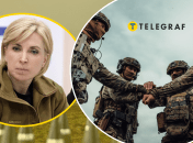 Ірина Верещук та військові (зліва направо)