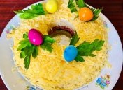 Мясной салат “Пасхальный венок”