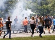 "Антикарантинні" сутички у Гаазі: близько 400 затриманих