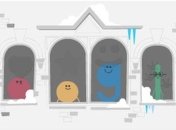 Google выпустил забавный Doodle в честь зимних праздников 