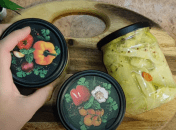 Патиссоны в горчичном маринаде