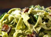 Паста "Карбонара" со шпинатом