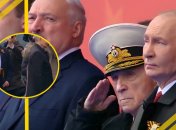 Путин и его охрана на 9 мая