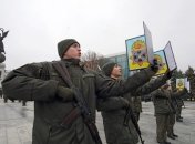 В Харькове более сотни нацгвардейцев приняли присягу