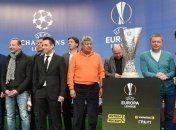 "Шахтер" принял участие в презентации европейских трофеев