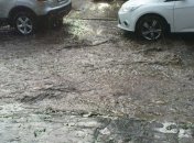 В России выпал гигантский град