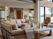 Роскошный дом на утесе у озера Пайетт (Фото)