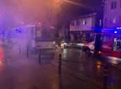 В Ровно загорелся троллейбус