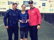 Украинка Калинина защитила титул на турнире в США