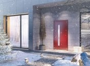 Зимой двери - источник теплопотерь