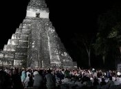 Церемония в древнем храме индейцев майя "Большой Ягуар"