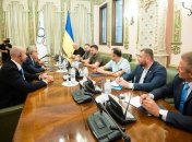 Томас Бах на встрече с президентом Украины Владимиром Зеленским