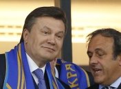 Платини поблагодарил Януковича за идеальное Евро-2012