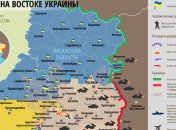 Карта АТО на востоке Украины (30 декабря)