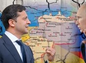 Президенты Владимир Зеленский и Владимир Путин