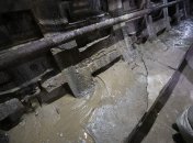 Подтопление тоннеля в районе станции "Лыбедская"