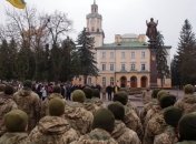 На Львовщине встретили бойцов, которые вернулись из зоны боевых действий