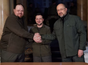 Президент Зеленский, глава ВРУ Стефанчук и украинский министр Шмигаль