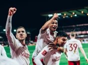 "Ман Юнайтед" празднует гол