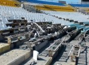 Стадион "Авангард" в Луганске полностью разрушен бомбардировками