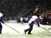 Снег продолжает мешать "Галатасараю" и "Ювентусу"