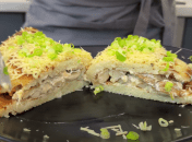 Дерун с грибной начинкой