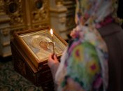 Дева Мария на иконе