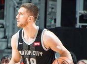 Михайлюк в очередной раз пропустил игру Детройта в НБА 