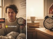 Стрелки часов нужно перевести на час назад