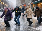 Ожеледиця цієї зими часте явище