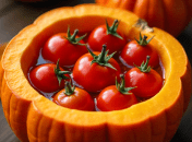 Квасить помидоры можно в тыкве