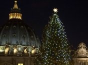 В Ватикане зажгли рождественскую елку