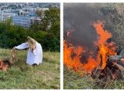 Оля Полякова простилась с русским кокошником в Киеве