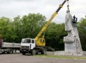 В Одессе демонтировали самый большой памятник Ленину