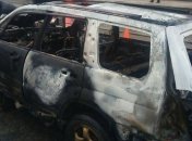 В ДТП в Харькове загорелась легковушка