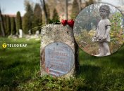 Могила 3-летнего ребенка на киевском кладбище