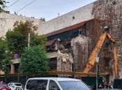 Демонтаж фасада "Цветов" в 2021 г.