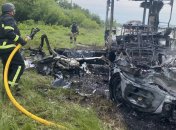 Від машини майже нічого не залишилось