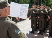 Новобранцы Нацгвардии массово приняли присягу в Киеве