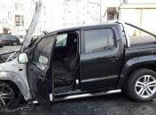 В Луцке подожгли автомобиль нардепа